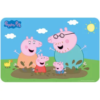 Peppa malac Mud Bath tányéralátét 43x28cm