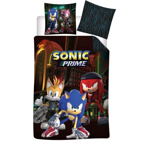 Sonic a sündisznó Prime ágyneműhuzat (140×200cm, 63×63cm) microfibre