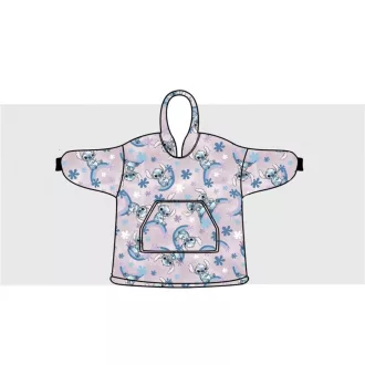   Disney Lilo és Stitch, A csillagkutya Dreamy belebújós plüss polár pulóver, poncsó 7-14 év