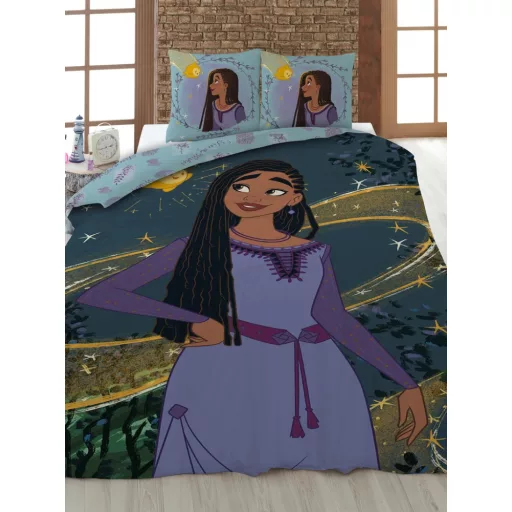 Disney Wish, Kívánság ágyneműhuzat (140×200cm, 65×65 cm)