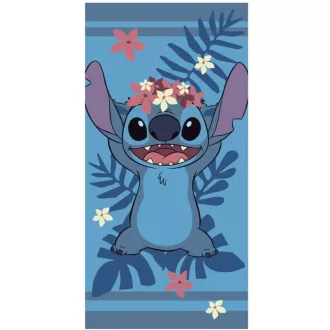 Disney Lilo és Stitch, A csillagkutya Wreath fürdőlepedő, strandtörölköző (70x140cm)