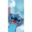 Disney Lilo és Stitch, A csillagkutya Wave fürdőlepedő, strandtörölköző (70x140cm)