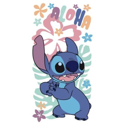 Disney Lilo és Stitch, A csillagkutya Aloha fürdőlepedő, strand törölköző (70x140cm)