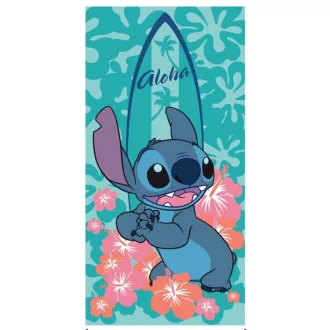 Disney Lilo és Stitch, A csillagkutya Surf fürdőlepedő, strandtörölköző (70x140cm)