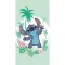 Disney Lilo és Stitch, A csillagkutya Green fürdőlepedő, strandtörölköző (70x140cm)
