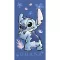 Disney Lilo és Stitch, A csillagkutya Ohana fürdőlepedő, strandtörölköző (70x140cm)