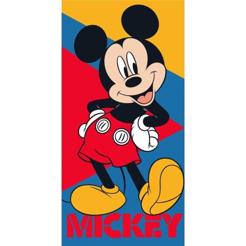 Disney Mickey Pose fürdőlepedő, strand törölköző (70x140cm)