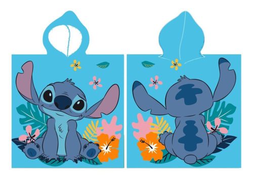 Disney Lilo és Stitch, A csillagkutya strand törölköző poncsó (55x110cm)