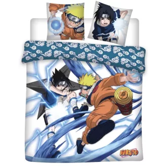 Naruto dupla, kétszemélyes ágyneműhuzat 240×220cm, 65x65cm