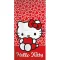 Hello Kitty Hearts fürdőlepedő, strandtörölköző 70x140cm (Fast Dry)