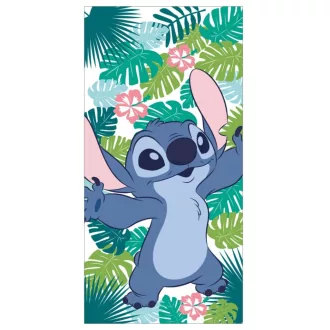 Disney Lilo és Stitch, A csillagkutya fürdőlepedő, strandtörölköző 70x140 cm (Fast Dry)