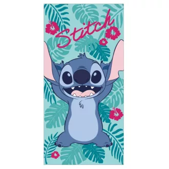 Disney Lilo és Stitch, A csillagkutya fürdőlepedő, strandtörölköző 70x140 cm (Fast Dry)
