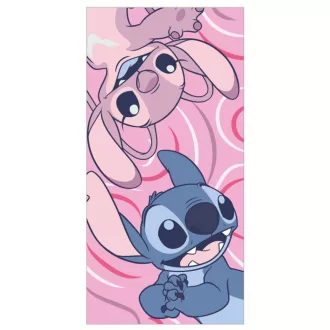 Disney Lilo és Stitch, A csillagkutya fürdőlepedő, strandtörölköző 70x140 cm (Fast Dry)