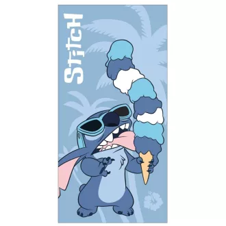 Disney Lilo és Stitch, A csillagkutya Ice Cream fürdőlepedő, strandtörölköző 70x140 cm (Fast Dry)