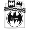 Batman White dupla, kétszemélyes ágyneműhuzat 240×220cm, 65x65cm