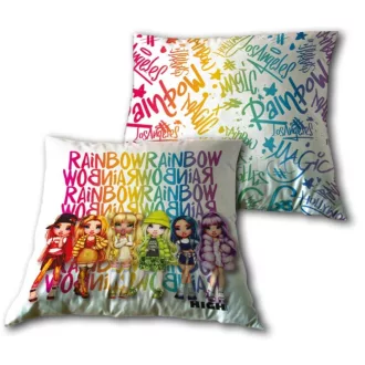 Rainbow High Spark párna, díszpárna 40x40cm Velúr