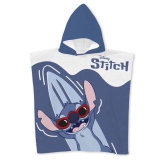 Disney Lilo és Stitch, A csillagkutya Relax strand törölköző poncsó 55x110cm (Fast Dry)