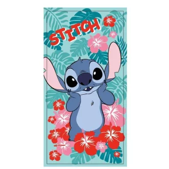 Disney Lilo és Stitch, A csillagkutya Bloom fürdőlepedő, strandtörölköző 70x140 cm (Fast Dry)