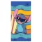 Disney Lilo és Stitch, A csillagkutya Waves fürdőlepedő, strandtörölköző 70x140 cm (Fast Dry)