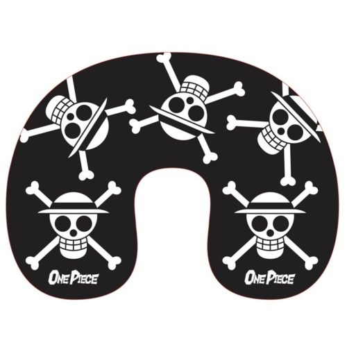 One Piece Black Skull utazópárna, nyakpárna