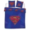 Superman Blue dupla, kétszemélyes ágyneműhuzat 240×220cm, 65x65cm