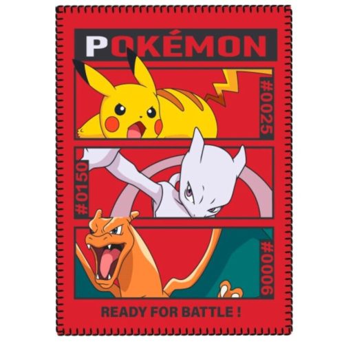 Pokémon Battle polár takaró (100x140cm)