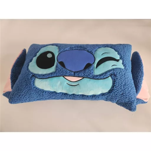 Disney Lilo és Stitch, A csillagkutya Wink formapárna, díszpárna Sherpa 75cm