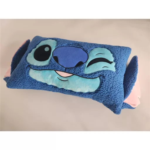 Disney Lilo és Stitch, A csillagkutya Wink formapárna, díszpárna Sherpa 75cm