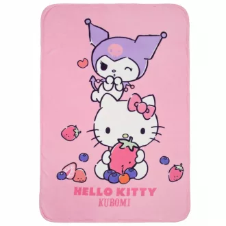 Hello Kitty Fruits polár takaró 100x140 cm