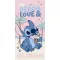 Disney Lilo és Stitch, A csillagkutya Beach Ice Cream fürdőlepedő, strandtörölköző 70x140cm (Fast Dry)