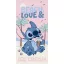 Disney Lilo és Stitch, A csillagkutya Beach Ice Cream fürdőlepedő, strandtörölköző 70x140cm (Fast Dry)