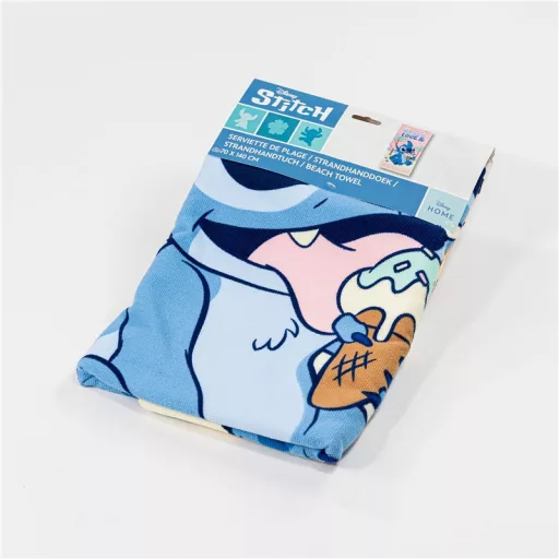 Disney Lilo és Stitch, A csillagkutya Beach Ice Cream fürdőlepedő, strandtörölköző 70x140cm (Fast Dry)