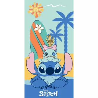   Disney Lilo és Stitch, A csillagkutya Island Day fürdőlepedő, strandtörölköző 70x140cm (Fast Dry)