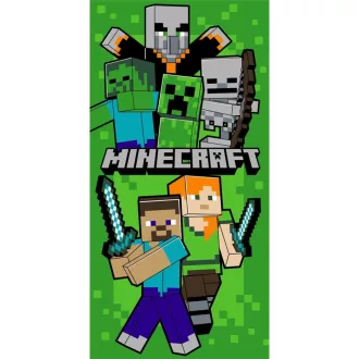   Minecraft Swordfight fürdőlepedő, strandtörölköző 70x140cm (Fast Dry)