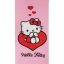 Hello Kitty Love fürdőlepedő, strandtörölköző 70x140cm (Fast Dry)