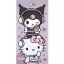 Hello Kitty Best Friend fürdőlepedő, strandtörölköző 70x140cm (Fast Dry)