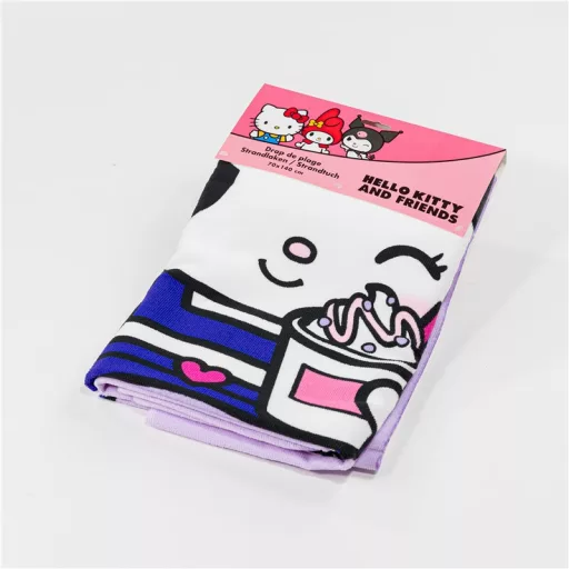 Hello Kitty Best Friend fürdőlepedő, strandtörölköző 70x140cm (Fast Dry)