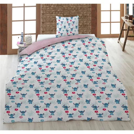 Disney Lilo és Stitch, A csillagkutya Island Friends ágyneműhuzat 140×200cm, 65×65cm