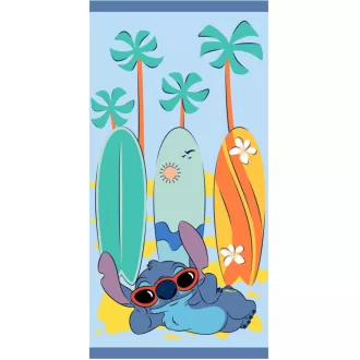 Disney Lilo és Stitch, A csillagkutya Surf Paradise fürdőlepedő, strandtörölköző 70x140 cm (Fast Dry)