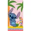 Disney Lilo és Stitch, A csillagkutya Summer Relax fürdőlepedő, strandtörölköző 70x140 cm (Fast Dry)