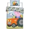 Peppa malac George's Tractor gyerek ágyneműhuzat 100×135cm, 40×60cm