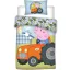 Peppa malac George's Tractor gyerek ágyneműhuzat 100×135cm, 40×60cm