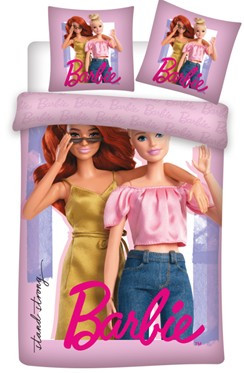 Barbie Duo ágyneműhuzat (135×200cm, 80×80cm)