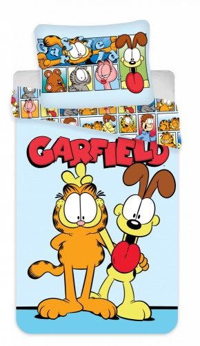 Garfield Comic gyerek ágyneműhuzat (100×140cm, 40×45cm)