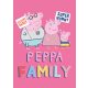 Peppa malac Family Pink polár takaró (100x140cm)