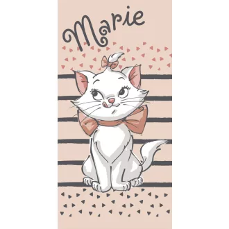 Disney Marie cica Yummy fürdőlepedő, strandtörölköző (70x140cm)