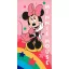 Disney Minnie Rainbow Star fürdőlepedő, strandtörölköző (70x140cm)