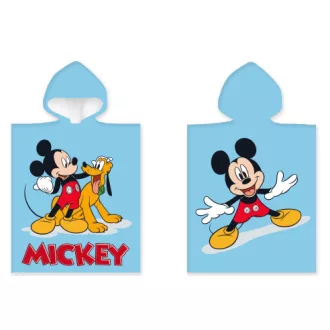 Disney Mickey, Pluto strand törölköző poncsó (50x100 cm)