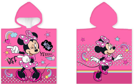 Disney Minnie BFF strand törölköző poncsó (50x100 cm)