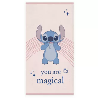Disney Lilo és Stitch, A csillagkutya Magical fürdőlepedő, strandtörölköző 60x120 cm